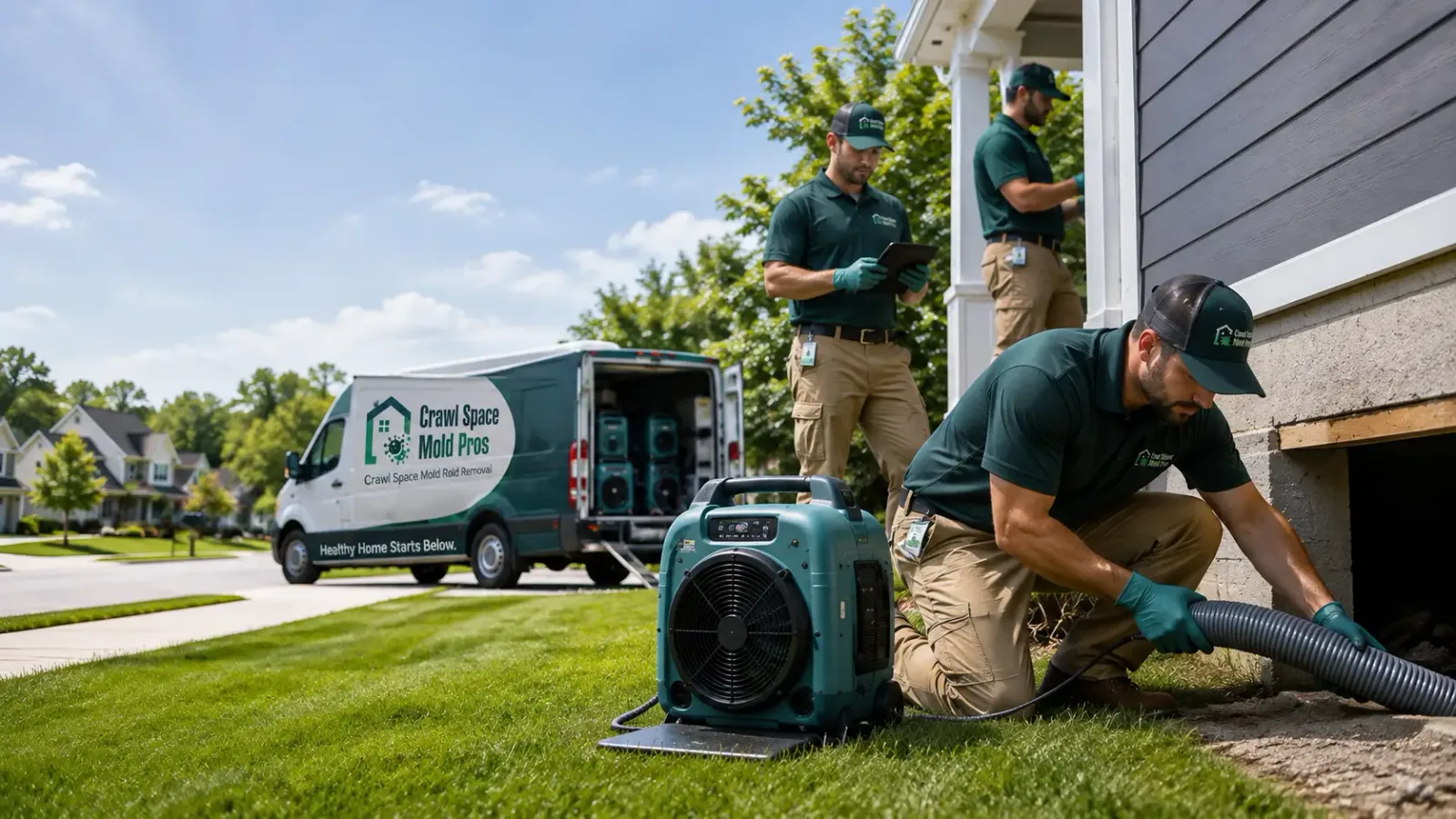 Crawl Space Mold Removal in Moline, IL
